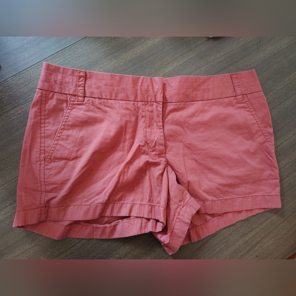 J Crew Chino Broken In Shorts Size 8